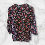 Philosophy Floral Short Sleeve Blouse floral and animal print 3/4 sleeves 2X Photo 2