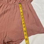 5 Ambiance Lace Ruffle Cottagecore Pink Cold Shoulder Romper Size M Size M Photo 5