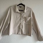 Moa Moa Cream Long Sleeve Button Down Shirt Size XL Photo 1