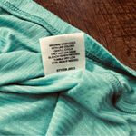 HOOKED UP turquoise teal baby doll top, size M Blue Size M Photo 7