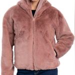 Lucky Brand Faux Fur Full Zip Bomber Jacket Photo 0