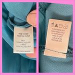 Thirty Thirty L A Teal Dress with Puff Sleeves XS‎ Blue Photo 10