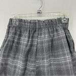 Divided  Plaid Tie Waist Pocket Shorts Size 4 Gray Photo 7