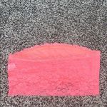 SO  medium‎ pink lace strapless bandeau Photo 3