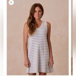 Rylee + Cru Blue and White Striped 100% Cotton Knit dress size medium Photo 1