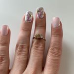Midi ring about a size 4 Pink Photo 2