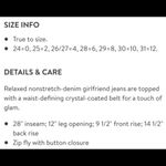 BLANK NYC  Ludlow Crop Girlfriend Belted Jeans Photo 13