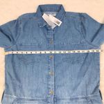 Outerknown  Wyatt Long Sleeve Button Front Denim Jumpsuit Blue Size‎ Medium New Photo 11
