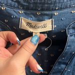 Madewell ✨ LAKELINE SWISS DOT POPOVER SZ S SHIRT IN SWISS DOT INDIGO SWISSDOT✨ Photo 4