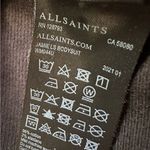 ALLSAINTS EUC All Saints Jamie Long Sleeve Ribbed Black Bodysuit Top Square Nexk - Size 6 Photo 11