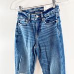 American Eagle Outfitters High Rise Stretch 90s Bootcut Jeans Blue 000 Short Photo 6