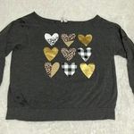 Cato  Heart Sweatshirt Photo 0
