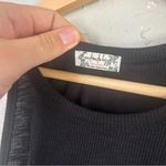 Free People Intimately  Black Sleeveless Tank Top Oversized Ribbed Comfy Neutral Photo 1