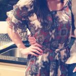 YA Los Angeles Paisley Cold Shoulder Blouse Photo 1