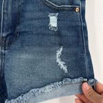 Kendall + Kylie  the drifter high rise‎ shorts Distressed size 1 medium blue Photo 6