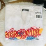Knit Riot Aerosmith Notch Neck Thermal Top, Classic Rock, Aerosmith, Size 1X NWT Red Photo 6