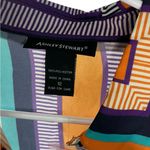 Ashley Stewart  Multicolor Striped Button Down Shirt Photo 4