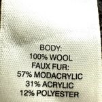 Chico's  Icy Elsa Cardigan Jacquard Patten Mid Length 100% Wool White Silver 0 S Photo 3