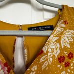 Floral mustard romper Yellow Size XS Photo 2