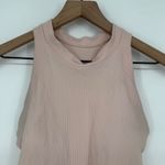 Lululemon Light Pink Ribbed Racerback Tank Top Mock Neck Sleeveless Photo 3
