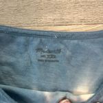 Madewell Blue Tie Dye Cap Sleeve Boxy Top Size XXS Oversize Fit I27 Photo 3