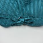 NWOT Salt + Cove TEAL Shiny Seersucker Front‎ Tie Bikini Swim Top Small Blue Size undefined Photo 3