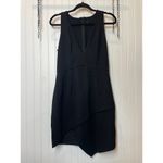 NBD x Revolve Black Dries Asymmetrical Body-Con Mini Dress Sleeveless V-Neck M Photo 1