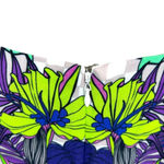 Mara Hoffman ‎ Jardin Tie Back Cut Out Romper Purple Floral Check Size 2 Photo 5