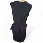 Drew Trudy Black Sleeveless Peplum Cocktail Dress Size 10 Photo 4