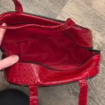 Elizabeth Arden red snakeskin makeup/cosmetics bag Photo 7