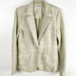 CAbi One Fine Day Lemon Zest Tweed Single Buttoned Blazer Style 713, Size 8 Photo 0