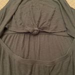 Aerie navy green front cutout coverup dress women’s size large Photo 2