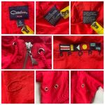 Catalina  Plus Sailing Jacket Red Womens Size 1X Windbreaker Vintage Nautical Photo 4