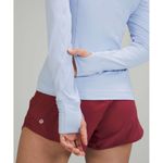 Lululemon  Its Rulu Run Long Sleeve Shirt in Blue Linen Size 10 Photo 1