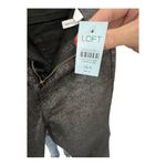 Loft  Woman’s shimmery Black Jeans Photo 4
