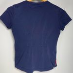 Prada Vintage 90s Sport Navy Blue T-shirt Red Tab Quiet Luxury Preppy Size M Photo 4
