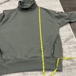 Aerie Green Turtle Neck Oversized Sweatshirt Photo 9