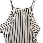 American Eagle Black & White Striped  Outfitters Top Women’s Size Medium Shirt! Photo 1