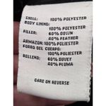 Nine West  Separates Quilted Solid Black Puffer Down Coat Jacket XXL Photo 2