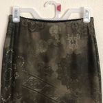 SheIn Fairycore Green Floral Print Midi Skirt Photo 2