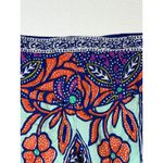 Trina Turk  Women's M Multi Color Floral Tassel Shorts Beach Resort Swim Cover Up Photo 8