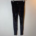 Lululemon  Wunder Lounge High‑Rise Tight 28″ Crushed Velvet Black Size 6‎ Photo 3