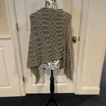 Renee Anthropologie Grey Chainlink Fringed Poncho  Photo 5