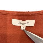 Madewell Texture Thread V Neck Tie Front Cotton Top Photo 4