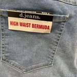 D. Jeans NWT  Women's Blue Stretchy Denim Bermuda Shorts Photo 2