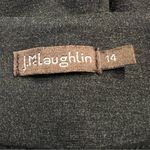 J McLaughlin Womens Stretch Knit Wide Leg Pants Size 14 Office Career Neutral Gray Photo 5