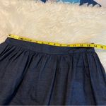 Alya Embroidered Chambray Skirt Women’s Size Large Scalloped Hem New Photo 7