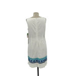 Lilly Pulitzer Lilly‎ Pulitzer Stephanie Shift Dress White Multi Knot This Panel Embroidered 6 Photo 5