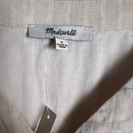 Madewell Puff-Sleeve Button-Wrap Striped Midi Dress Size 6 Photo 12