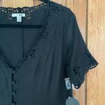 Amuse Society NWT REVOLVE Canyon Palms Black Eyelet Trimmed Jumpsuit - Medium Photo 7